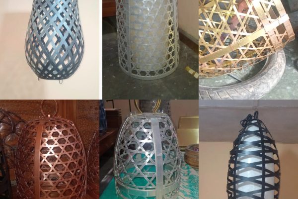 Lampu sangkar burung kuningan